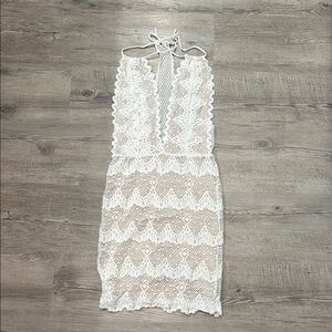 Nightcap White Lace Dress